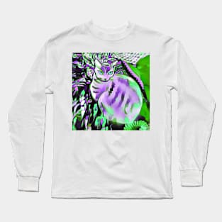 Patchwork cat 9 Long Sleeve T-Shirt